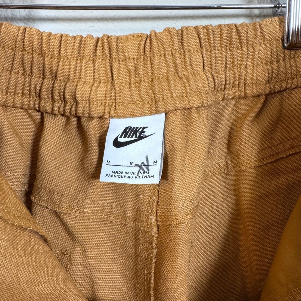 Nike Kids Ale Brown Canvas Carpenter Pants Wide Leg Utility Youth M - Picture 3 of 7